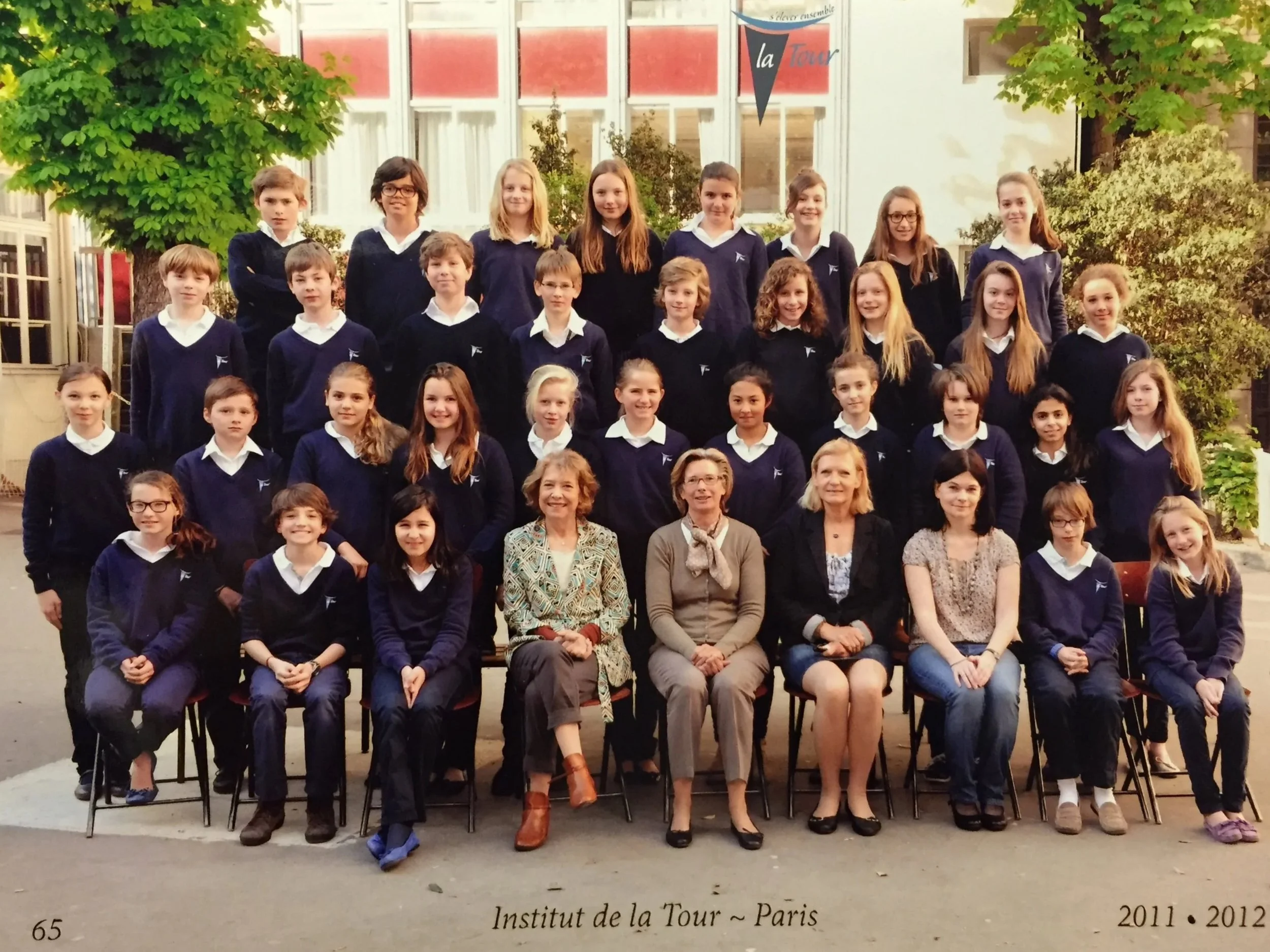 La Tour Paris class photo, 2011–2012